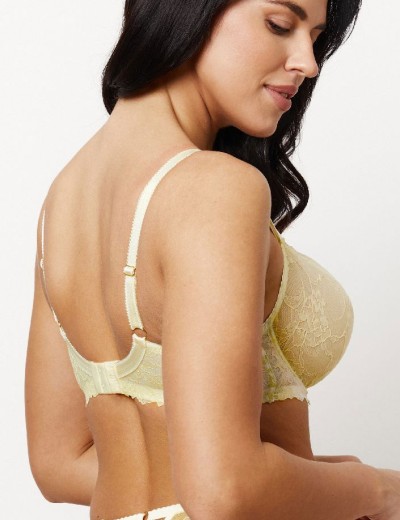 Бюстгальтер с кружевной чашкой Subtille LEMONY soft, Цвет: лимон, Размеры: 90E, изображение 2