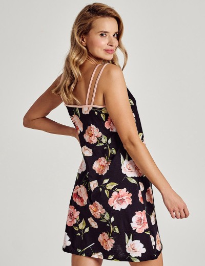 Сорочка на тонких бретелях Taro MARGOT 3098-01, Цвет: черный, Размеры: S, изображение 2