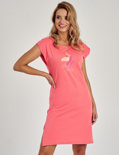 Хлопковая сорочка Taro MILA 3113-01, Цвет: коралловый, Размеры: S, изображение 2