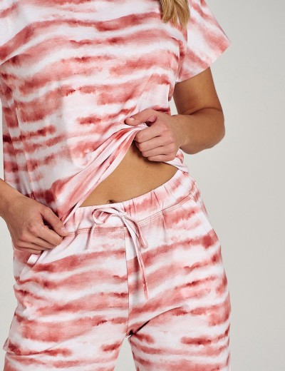 Пижама с укороченными брюками Taro ZARA 3117-01, Цвет: белый, Размеры: S, изображение 4