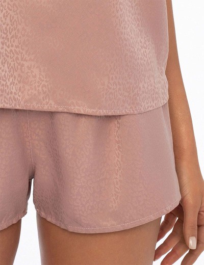 Пижама с жаккардовым узором Esotiq DARREN 41228, Цвет: пыльная роза, Размеры: XL, изображение 4