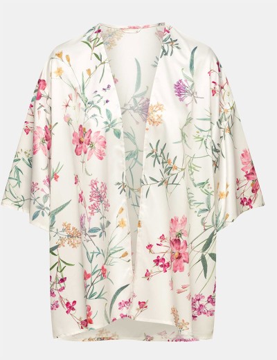 Женский сатиновый халат Esotiq DARE 41233, Цвет: мультицвет, Размеры: S, изображение 5