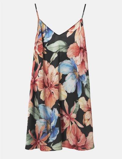 Сорочка из эластичного сатина Esotiq DELIGHTFUL 41236, Цвет: черный, Размеры: M, изображение 5