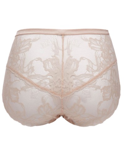 Кружевные высокие трусы Alles SUBLIME classic light beige, Цвет: натуральный, Размеры: S, изображение 7