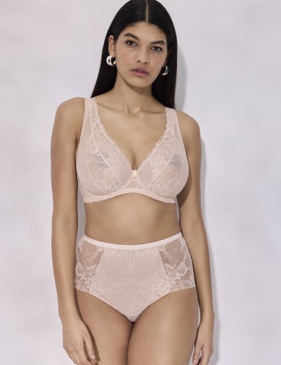 Бюстгальтер бралетт мягкий Alles SUBLIME M plus bralette light beige, Цвет: натуральный, Размеры: 100B, изображение 5