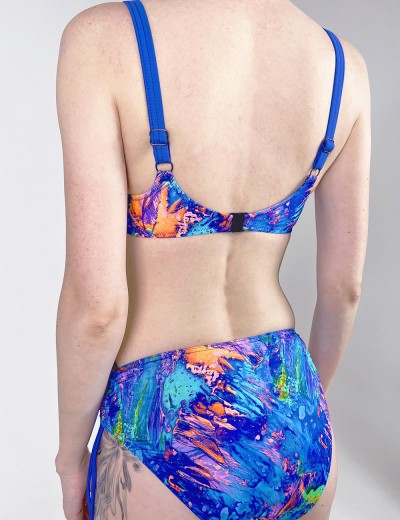 Разноцветный купальник Aquarilla 532 FIORANA multicolor, Цвет: синий, Размеры: 70E, изображение 3