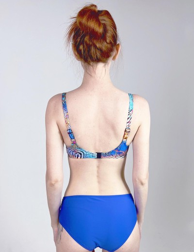 Раздельный купальник Aquarilla 535 NOLA multicolor, Цвет: синий+мульти, Размеры: 70E, изображение 2 Раздельный купальник Aquarilla 535 NOLA multicolor, Цвет: синий+мульти, Размеры: 70E, изображение 2