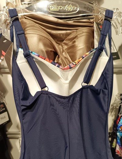 Темно-синий купальник Aquarilla 557 ANTELLA multicolor-navyblue, Цвет: темно-синий, Размеры: 80D, изображение 5