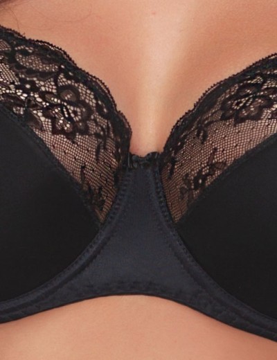 Бюстгальтер с полупоролоном Ava CAMELLIA 2110 PU черный, Цвет: черный, Размеры: 75G, изображение 4