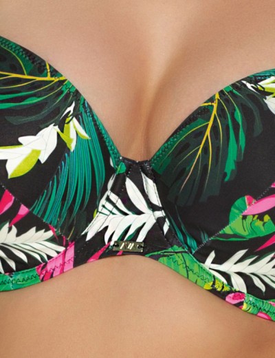 Бюстгальтер купальный мягкая чашка Ava TROPICAL ISLAND SK202 M, Цвет: флора, Размеры: 100C, изображение 5