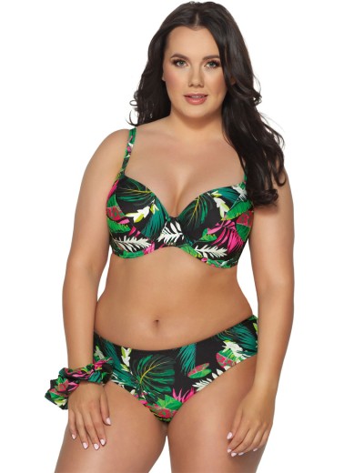 Бюстгальтер купальный мягкая чашка Ava TROPICAL ISLAND SK202 M, Цвет: флора, Размеры: 100C, изображение 6