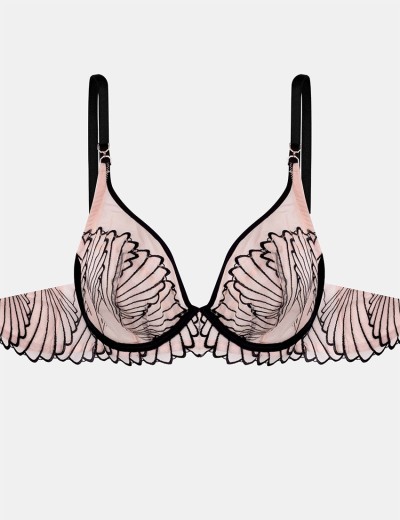 Бюстгальтер мягкий Esotiq NUGAT 41401 бежевый+черный, Цвет: бежевый+черный, Размеры: 65G, изображение 8