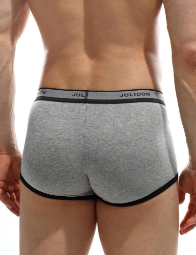 Трусы боксеры мужские Jolidon N296MJ grey melange, Цвет: grey melange (серый), Размеры: M, изображение 2