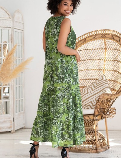 Удлиненное платье-халат Mia-Amore CRUISE 5238, Цвет: зеленый, Размеры: M, изображение 3
