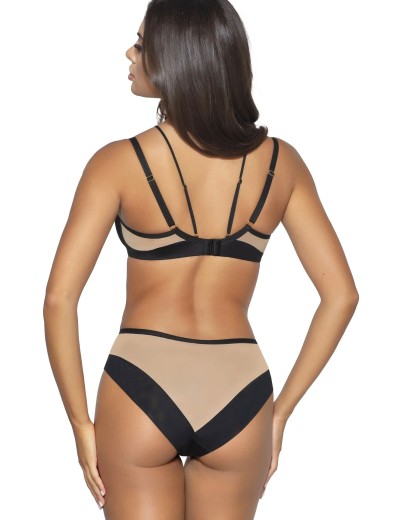 Бюстгальтер полумягкий Novika LEAH BLACK N02 PU, Цвет: черный, Размеры: 75F, изображение 7