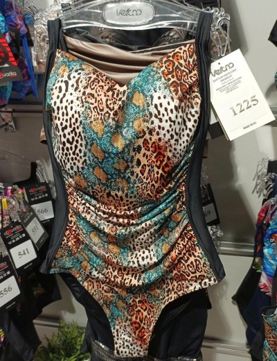 Слитный купальник Verano ESTELLA 1225 multicolor-black, Цвет: черный, Размеры: L, изображение 3