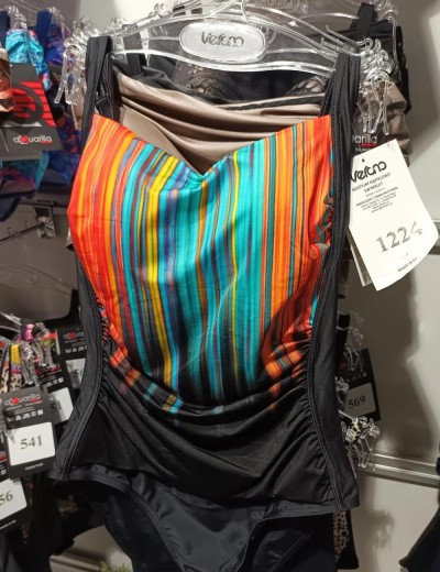 Слитный купальник Verano ESTELLA multicolor-black, Цвет: черный, Размеры: L, изображение 3