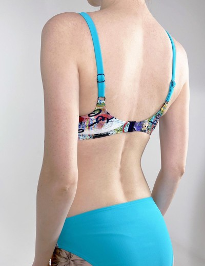 Купальник мультиколор Verano FABIA multicolor-azure, Цвет: голубой, Размеры: M, изображение 3