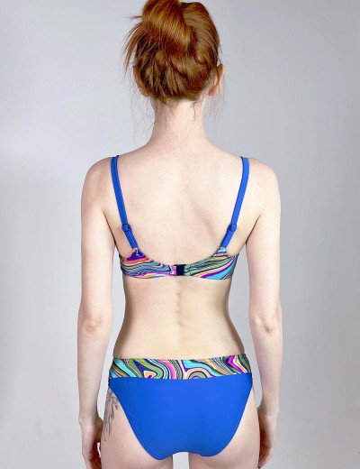 Синий купальник Verano KIM multicolor-dark blue, Цвет: темно-синий, Размеры: M, изображение 2