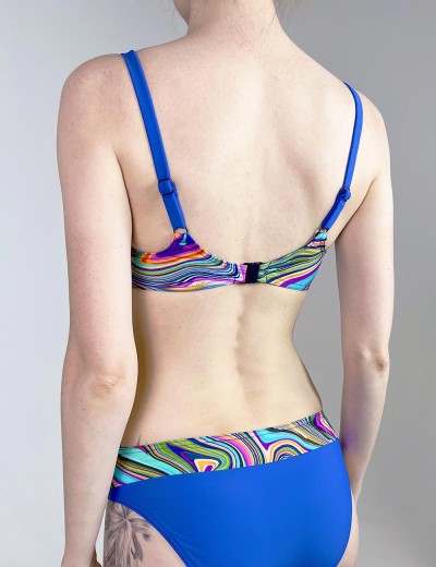 Синий купальник Verano KIM multicolor-dark blue, Цвет: темно-синий, Размеры: M, изображение 3