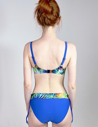 Раздельный купальник Verano ROSITA multicolor-dark blue, Цвет: синий, Размеры: 3XL, изображение 2