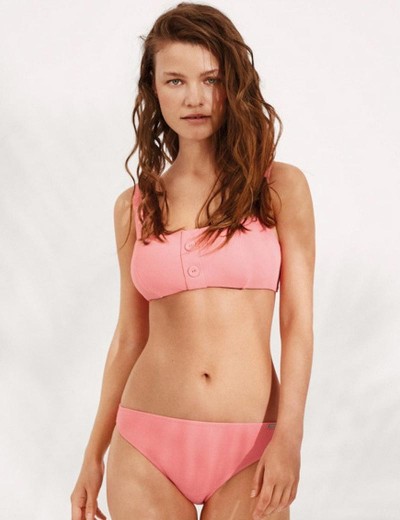 Купальный топ-бандо Ysabel Mora 81995 розовый, Цвет: розовый, Размеры: 80B, изображение 3