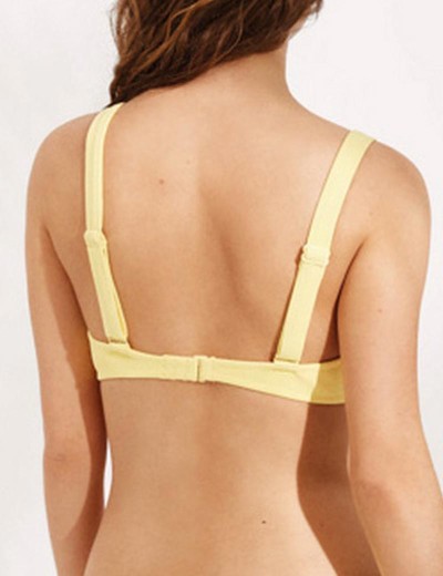 Купальный топ-бандо Ysabel Mora 81995 желтый, Цвет: желтый, Размеры: 80B, изображение 2