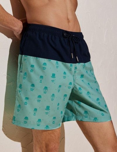 Шорты купальные мужские Ysabel Mora 90138, Цвет: синий/бирюзовый, Размеры: S, изображение 3