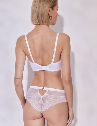 Бюстгальтер с пуш-ап вкладышами Alles GLOW 01 P-UP white, Цвет: белый, Размеры: 65E, изображение 7