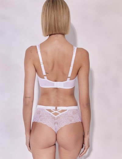 Кружевной бюстгальтер бралетт Alles GLOW M bralette white, Цвет: белый, Размеры: 70D, изображение 9