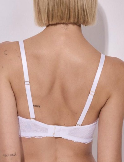 Бюстгальтер с мягкой чашкой Alles GLOW M white, Цвет: белый, Размеры: 60F, изображение 2