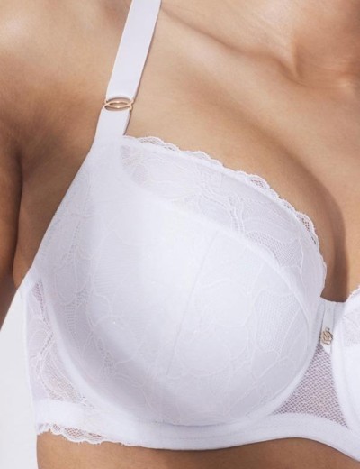 Бюстгальтер полупоролон Alles GLOW PU white, Цвет: белый, Размеры: 85C, изображение 4