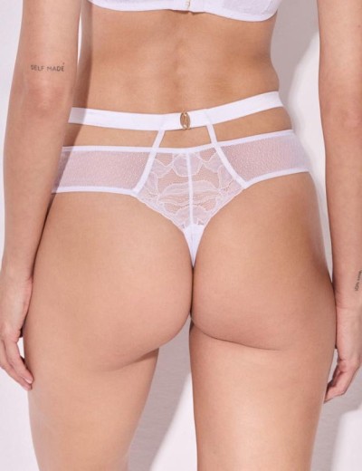 Трусы стринги Alles GLOW stringi white, Цвет: белый, Размеры: S, изображение 2