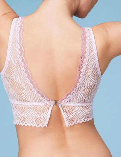 Мягкий кружевной бралетт Alles LIOR M/BF BRALETTE, Цвет: розовый, Размеры: M, изображение 2