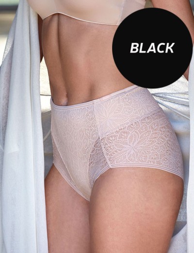 Высокие трусы с утяжкой Janira Shape FINESSE 1030879 Slip Tul black, Цвет: black (черный), Размеры: M, изображение 3