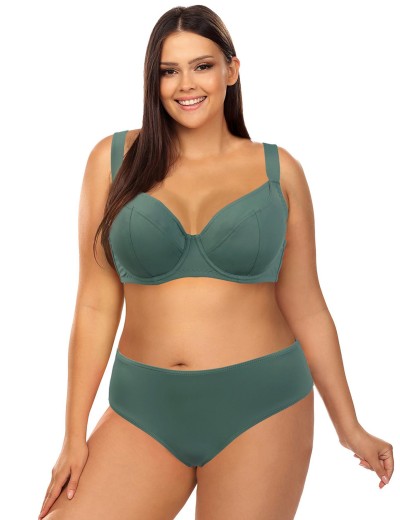 Однотонные плавки бразилиана Lorin L8044 BIG, Цвет: хаки, Размеры: M, изображение 3