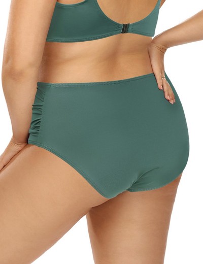 Высокие плавки с драпировкой Lorin L8048 BIG, Цвет: хаки, Размеры: L, изображение 2