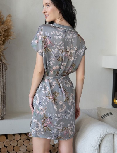 Туника из натурального шелка Mia-Amore AMELY 5047 серый, Цвет: серый, Размеры: L/XL, изображение 2