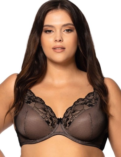 Мягкий бюстгальтер на каркасах Nipplex ESTERA M черный, Цвет: черный, Размеры: 80C, изображение 3