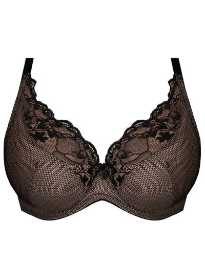 Мягкий бюстгальтер на каркасах Nipplex ESTERA M черный, Цвет: черный, Размеры: 80C, изображение 4