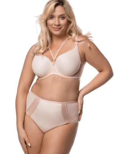 Мягкий формованный бюстгальтер Mefemi JULIANA U minimizer капучино, Цвет: капучино, Размеры: 95B, изображение 7