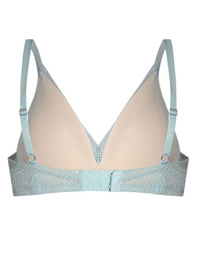 Бюстгальтер супер пуш-ап без косточек Mefemi JULIETTA Super P-UP голубой, Цвет: голубой, Размеры: 70E, изображение 9