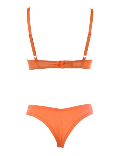 Комплект триангул бразилиана Sielei HAPPY COLORS 14587 arancio melange, Цвет: arancio (оранжевый), Размеры: 80B, изображение 3