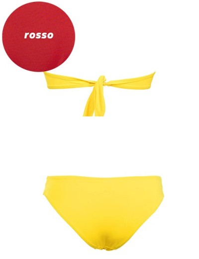 Раздельный купальник бандо Sielei S57+NS61 rosso, Цвет: rosso (красный), Размеры: 80B, изображение 3