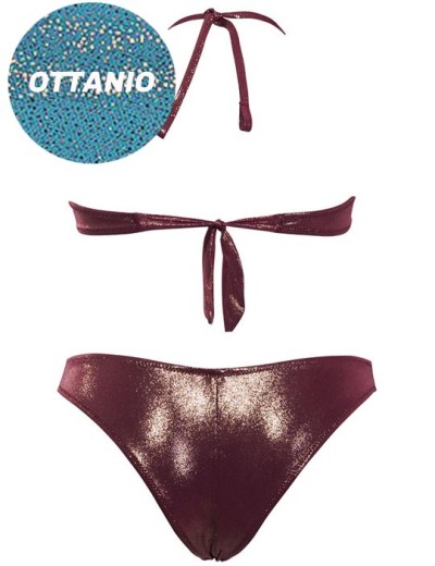 Купальник пуш-ап бразилиана Sielei SP86 ottanio, Цвет: ottanio (голубой), Размеры: 70B, изображение 3