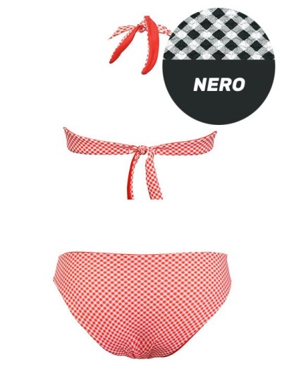 Двусторонний раздельный купальник Sielei VY51+VY63 nero, Цвет: nero (черный), Размеры: 85B, изображение 4