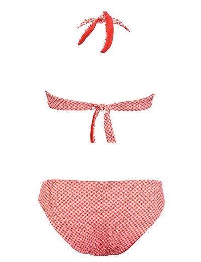 Двусторонний раздельный купальник Sielei VY51+VY63 rosso, Цвет: rosso (красный), Размеры: 75C, изображение 4