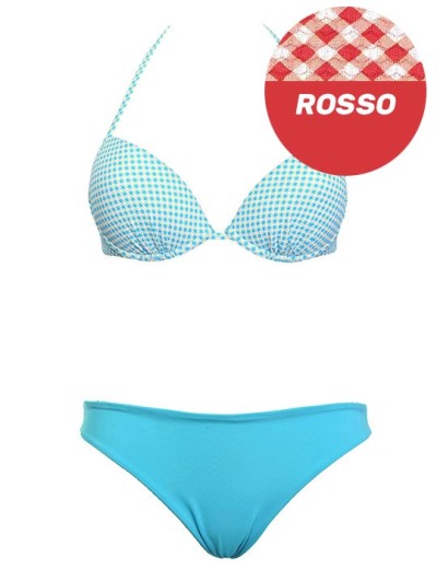 Купальник с двусторонними плавками Sielei VY54+VY68 rosso, Цвет: rosso (красный), Размеры: 75C, изображение 3