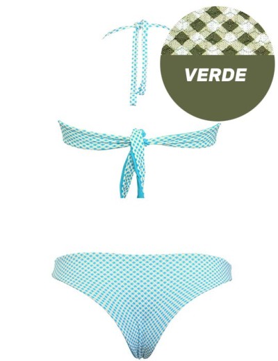 Купальник с двусторонними плавками Sielei VY54+VY68 verde militare, Цвет: verde militare (хаки, Размеры: 75C, изображение 4