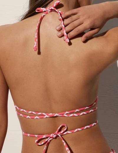 Купальный бюст-шторка Ysabel Mora 82444 розовый/белый, Цвет: розовый/белый, Размеры: 80B, изображение 2